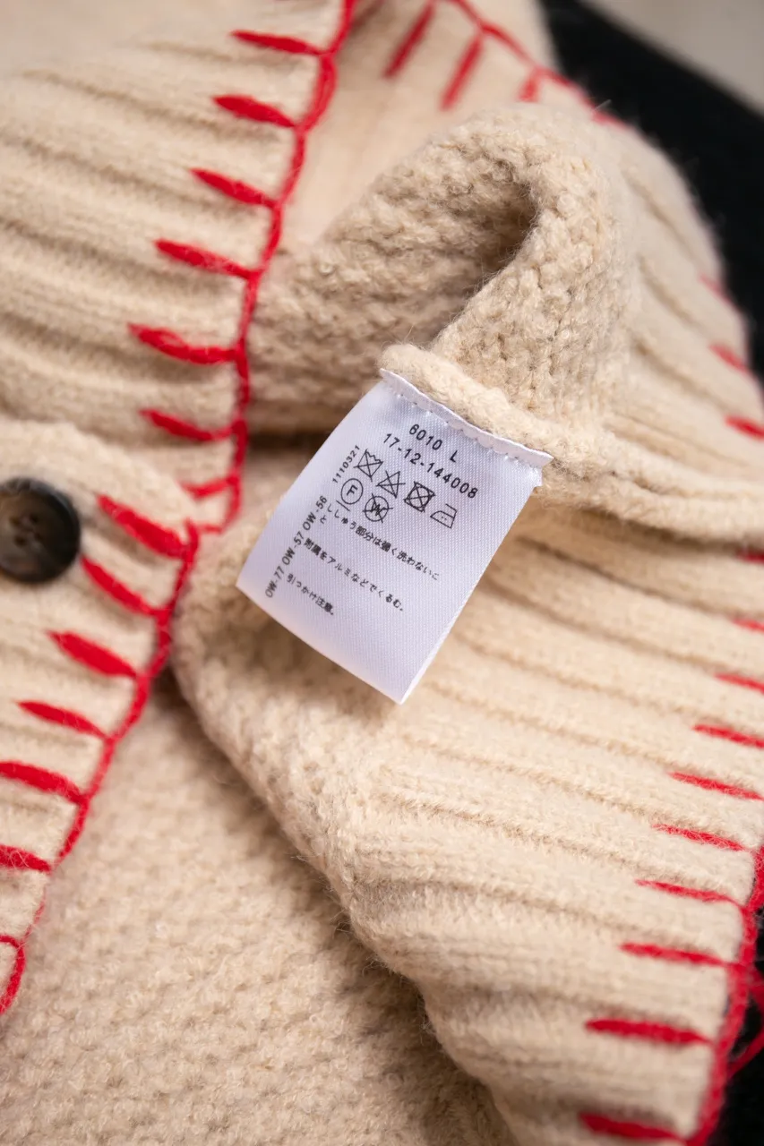 vivienne west wood Queen Mother West 25 Saturn red label limited classic scarf wool knitted short cardigan sweater S M L